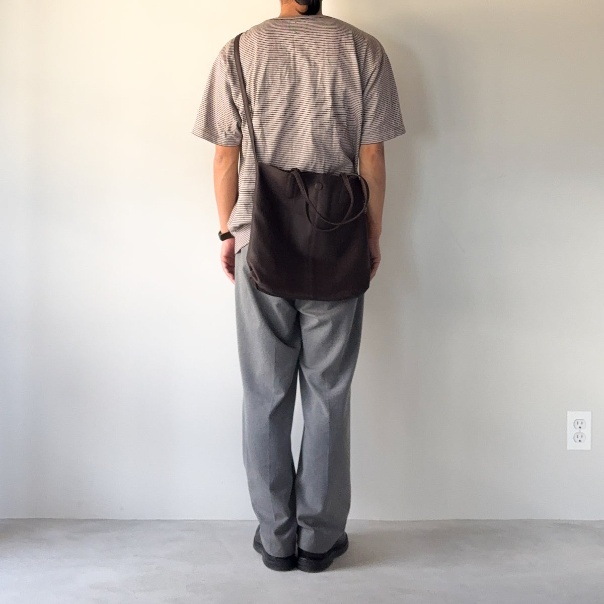 morphee / 3way Medium Tote(L Shoulder) / Dark Choco