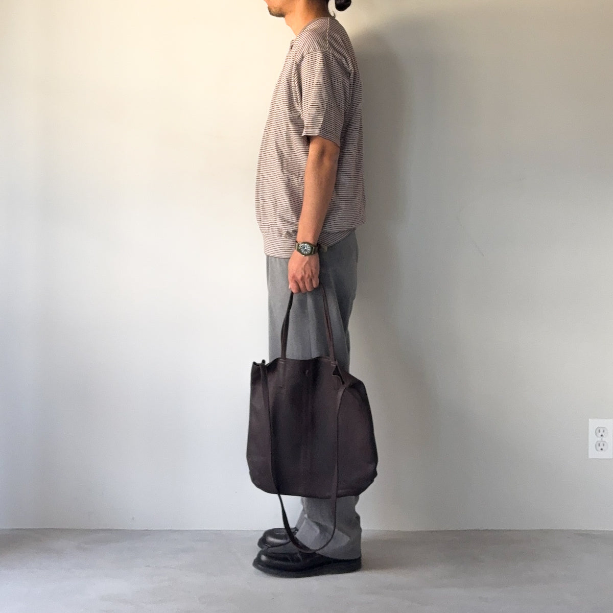 morphee / 3way Medium Tote(L Shoulder) / Dark Choco