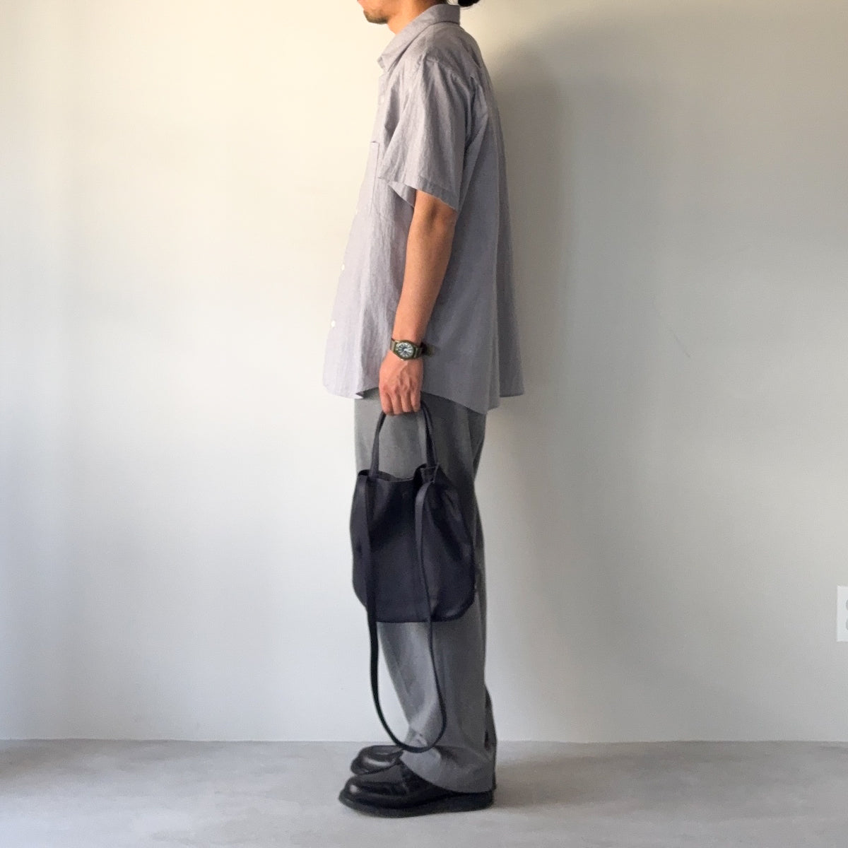 morphee / 2way Small Tote(L Shoulder) / NAVY