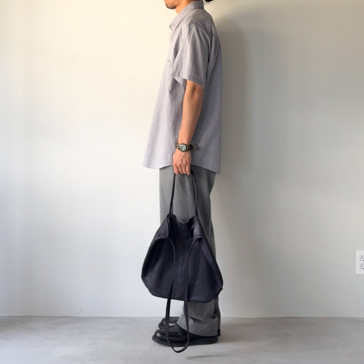 morphee / 3way Medium Tote(L Shoulder) / NAVY