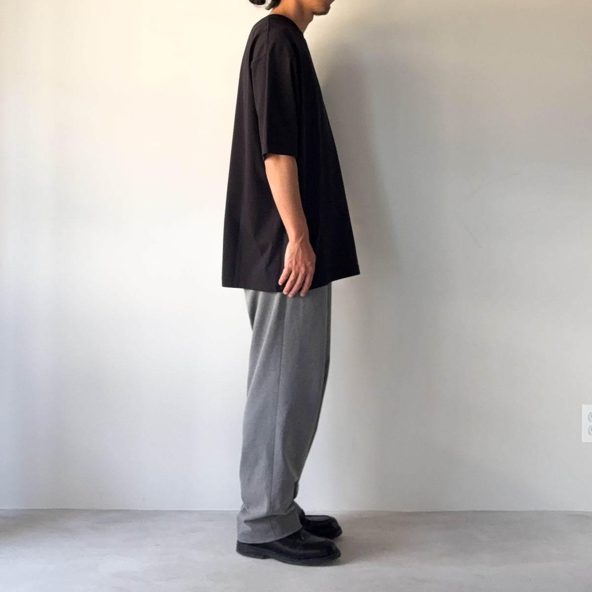 CIOTA / Crew Neck S/S T-Shirt / BLACK