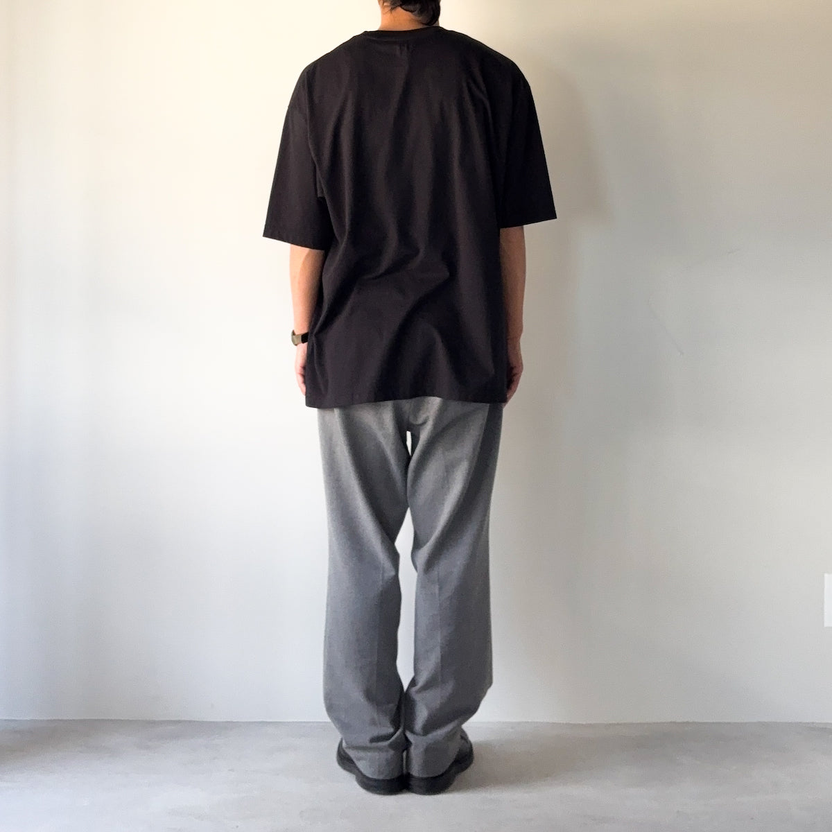 CIOTA / Crew Neck S/S T-Shirt / BLACK