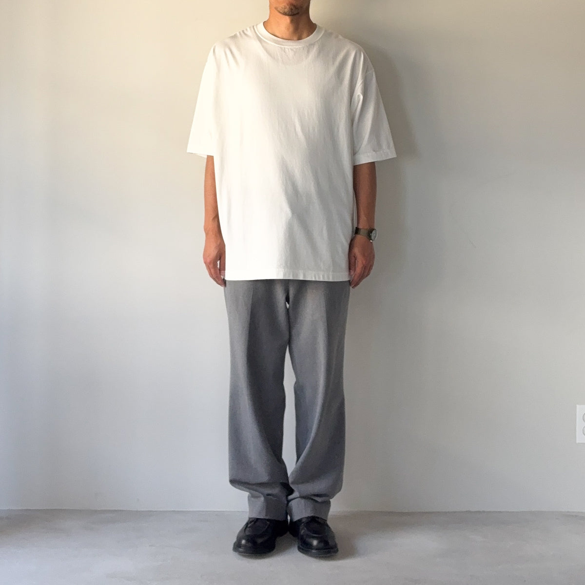 CIOTA / Crew Neck S/S T-Shirt / WHITE