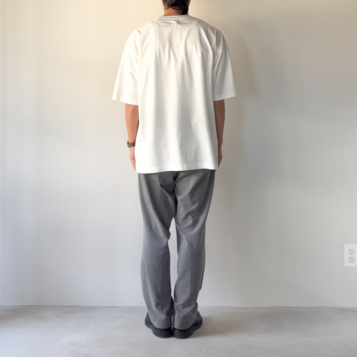 CIOTA / Crew Neck S/S T-Shirt / WHITE