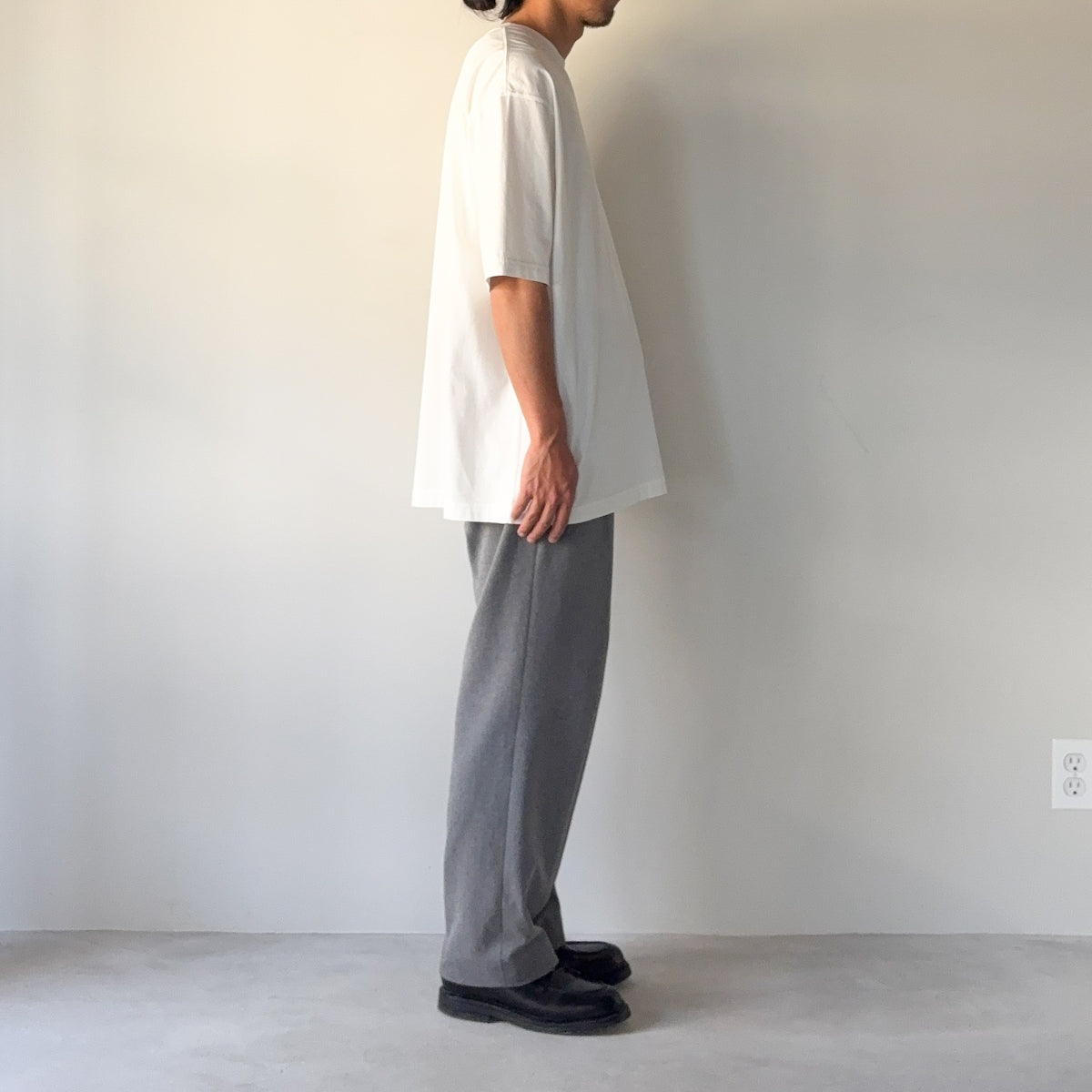CIOTA / Crew Neck S/S T-Shirt / WHITE
