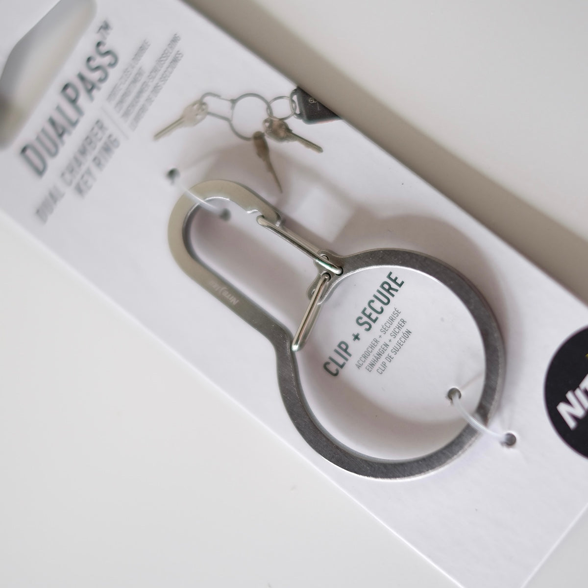 NITE IZE / DUAL PASS KEY RING