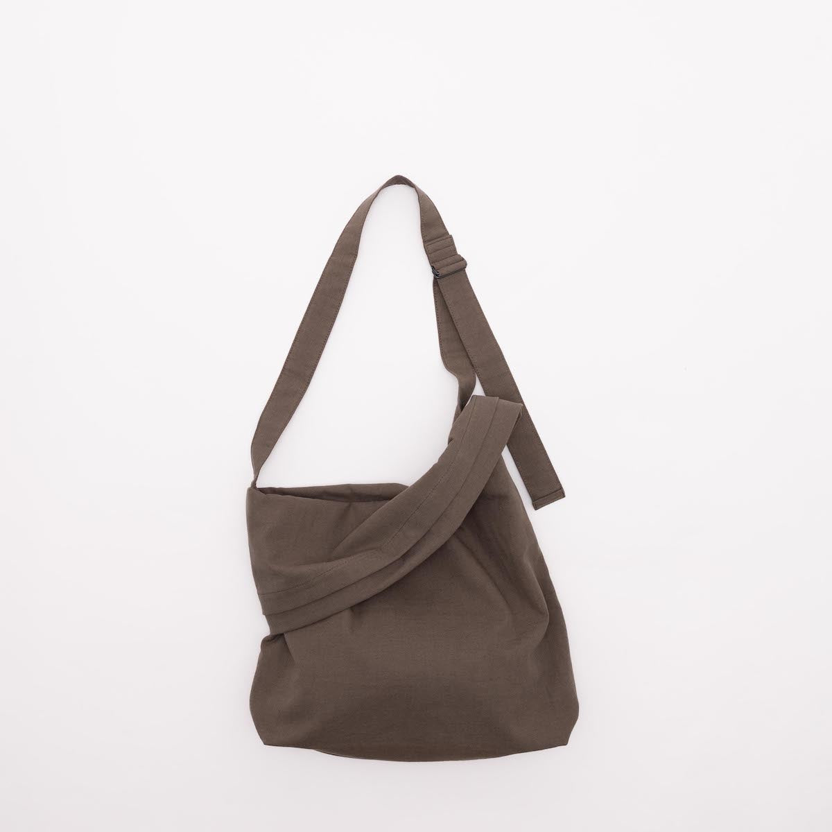 KaILI / COTTON HEMP TRANSFORM BAG M / BROWN