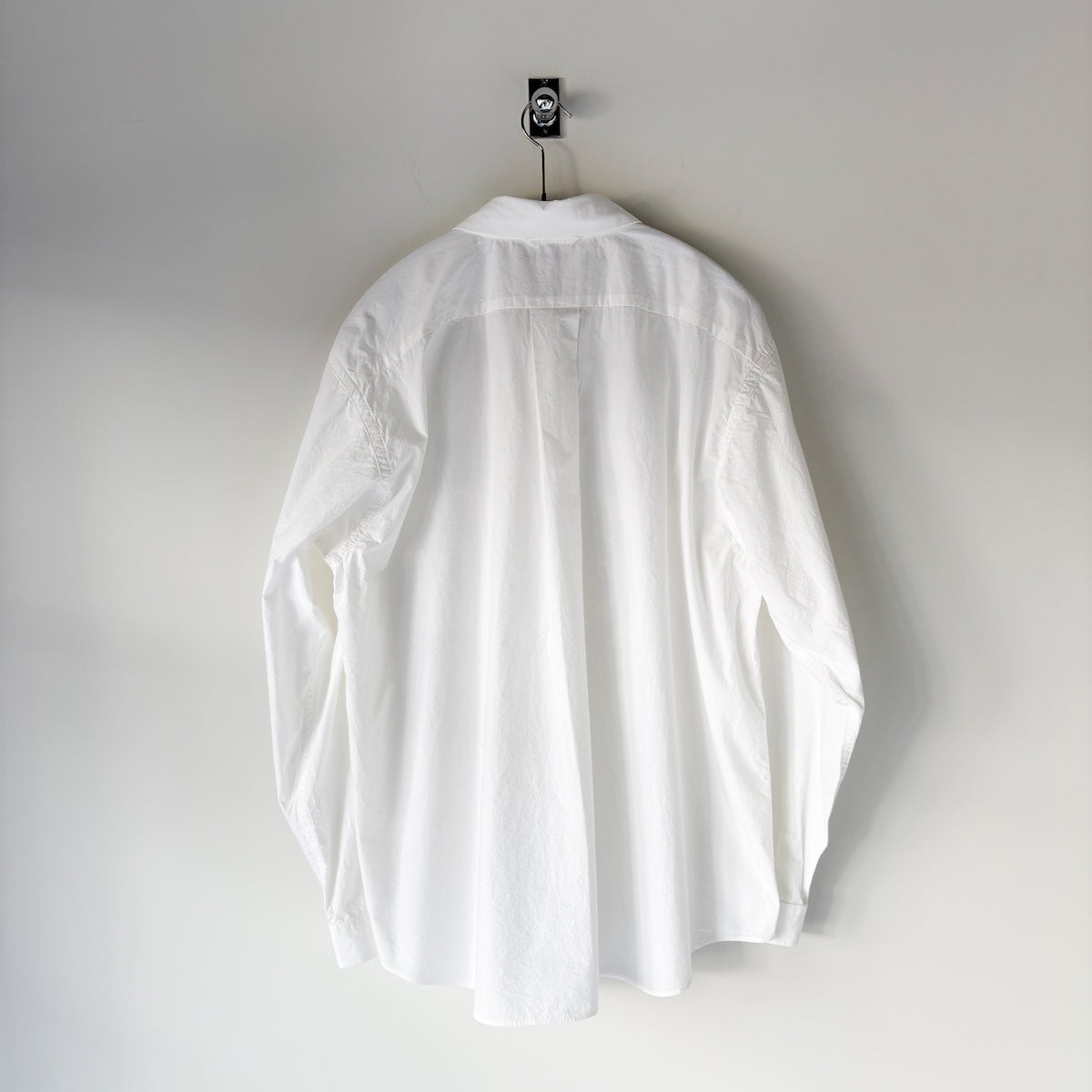 YAECA exclusive for TOOLS / Button Shirt Wide Double Pocket / WHITE