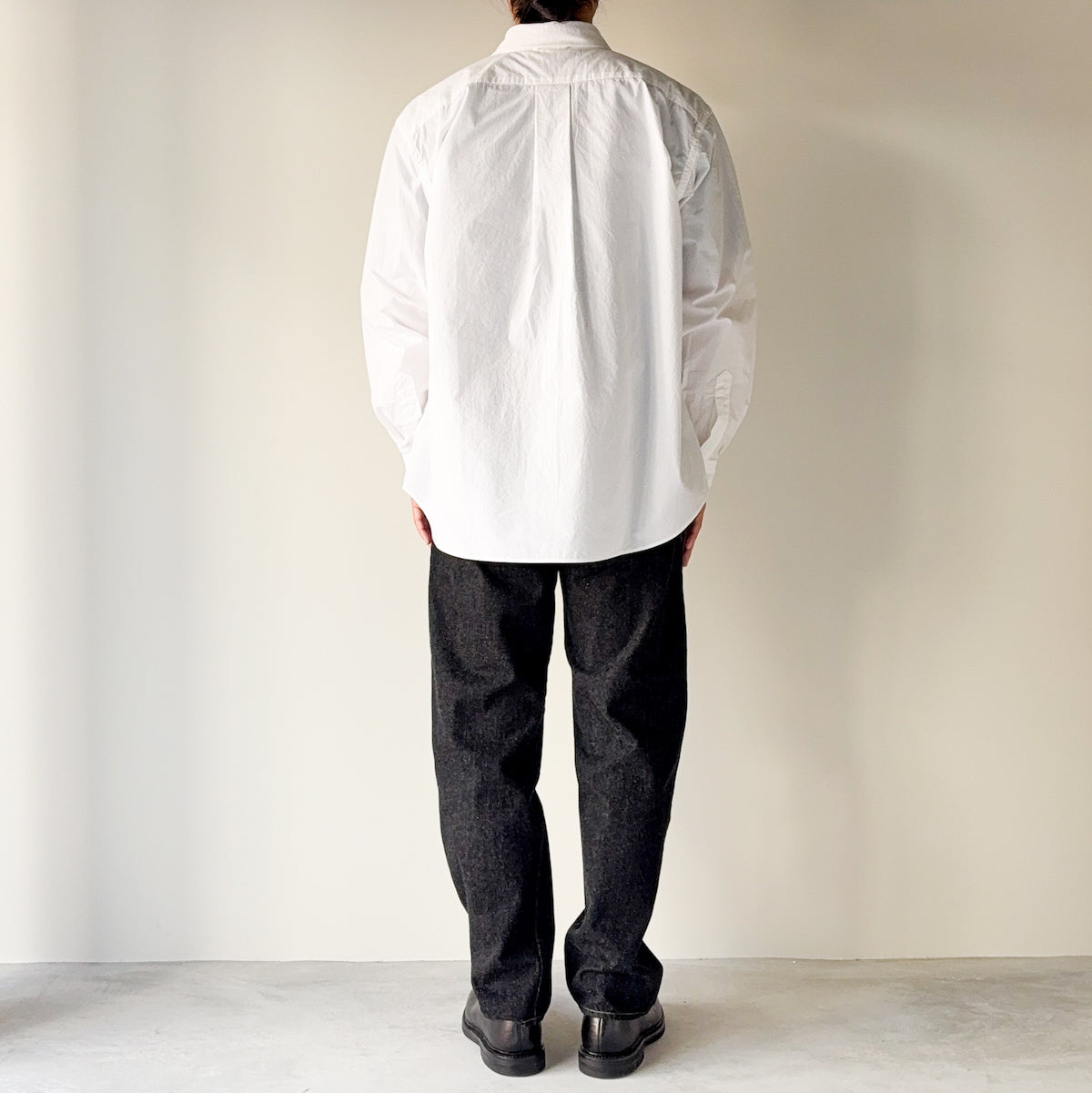 YAECA exclusive for TOOLS / Button Shirt Wide Double Pocket / WHITE