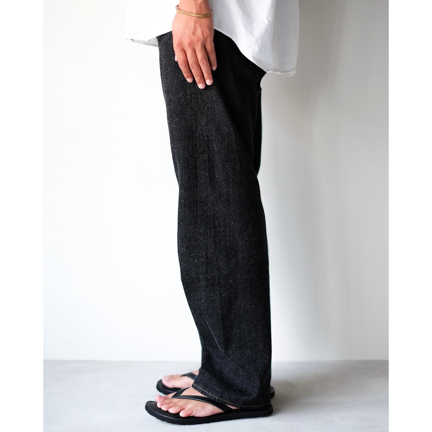 YAECA exclusive for TOOLS / Regular Denim Pant / BLACK
