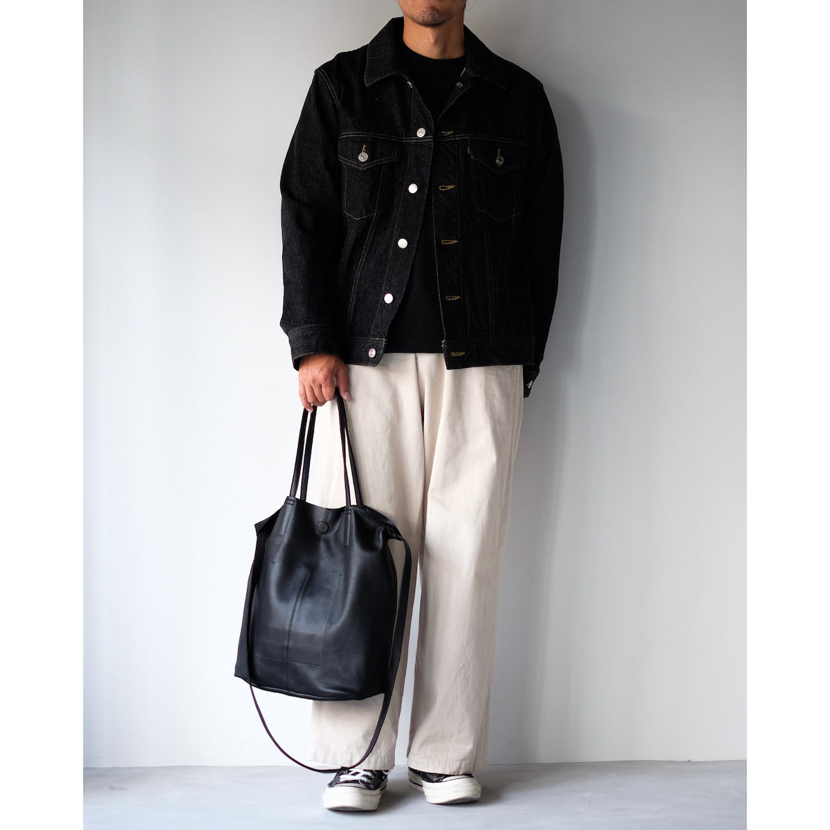 YAECA / Denim Jacket / BLACK