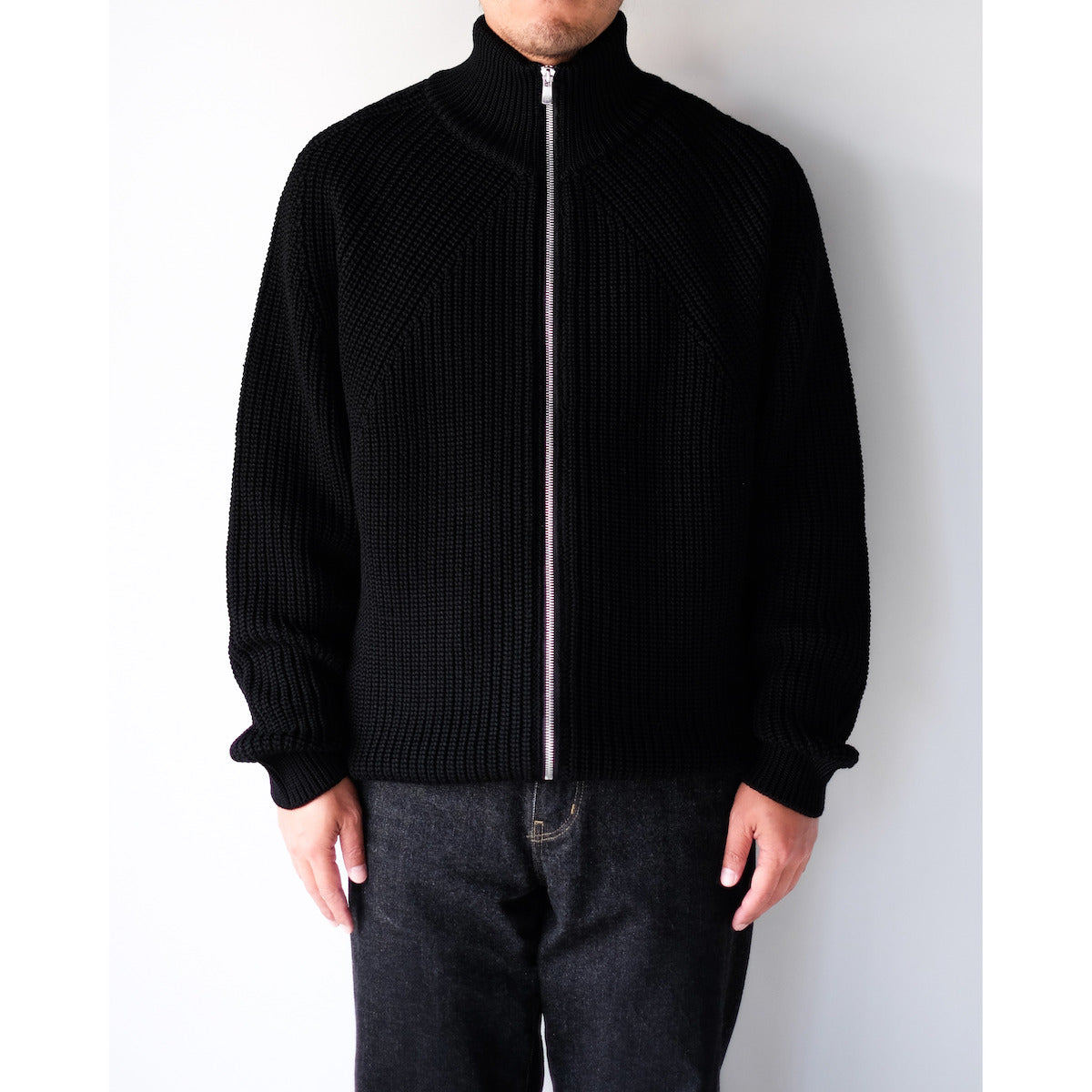 BATONER / Signature Drivers Knit / BLACK