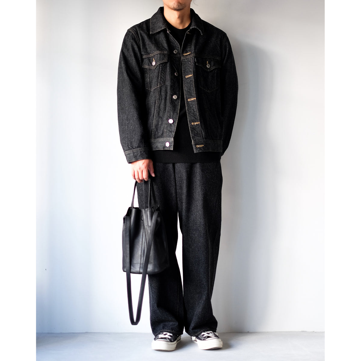 morphee / 2way Small Tote / BLACK
