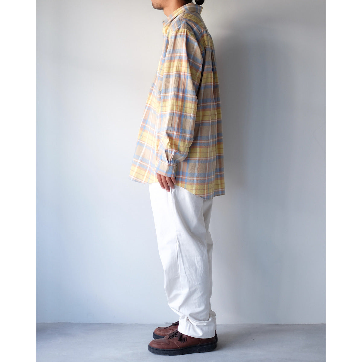YAECA / Wide Comfort Shirt / BEIGE-CH
