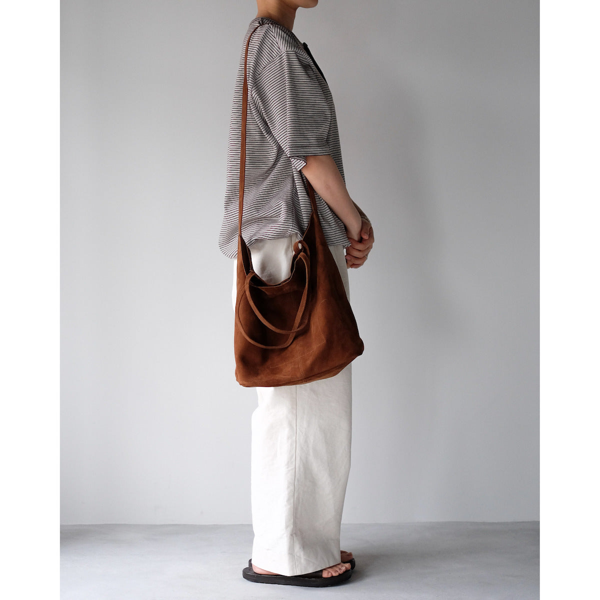 morphee / 3way Medium Tote(L Shoulder) / BROWN