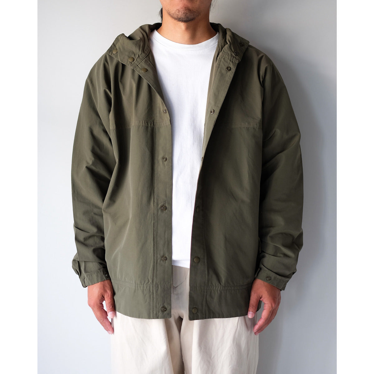 YAECA / Hood Shirt / OLIVE