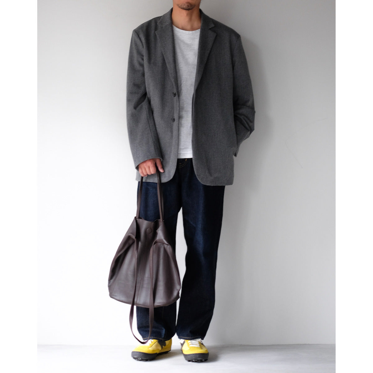 YAECA CONTEMPO / 2way Fly-Front Jacket / Gray
