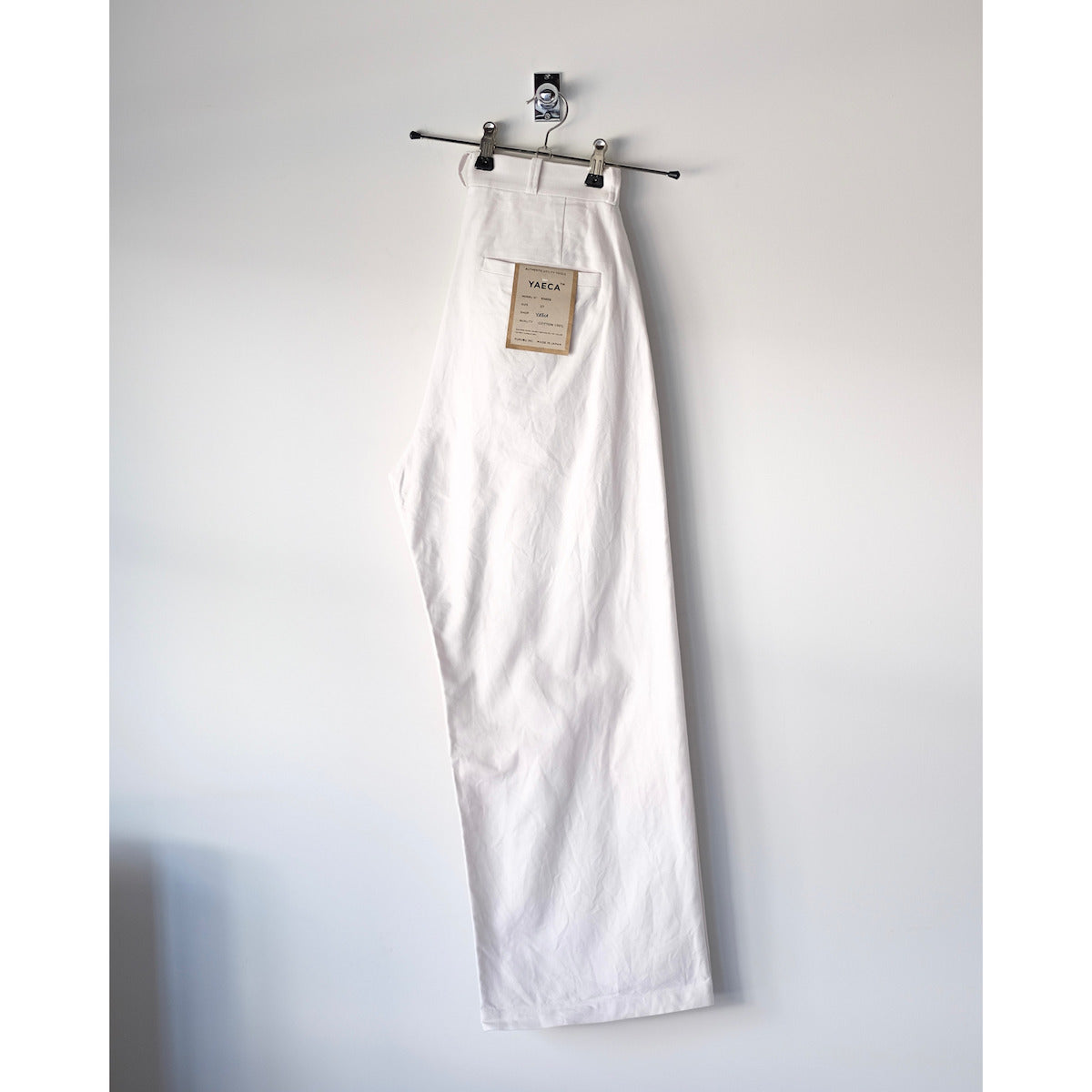 YAECA WOMEN / Wide Chino / KUSAKI IVORY