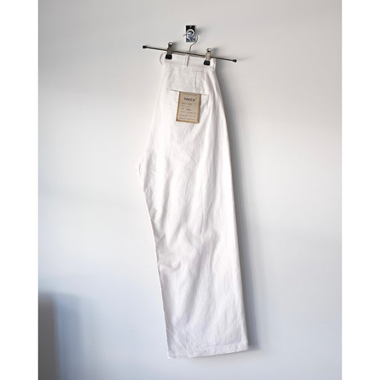 YAECA WOMEN / Wide Chino / KUSAKI IVORY