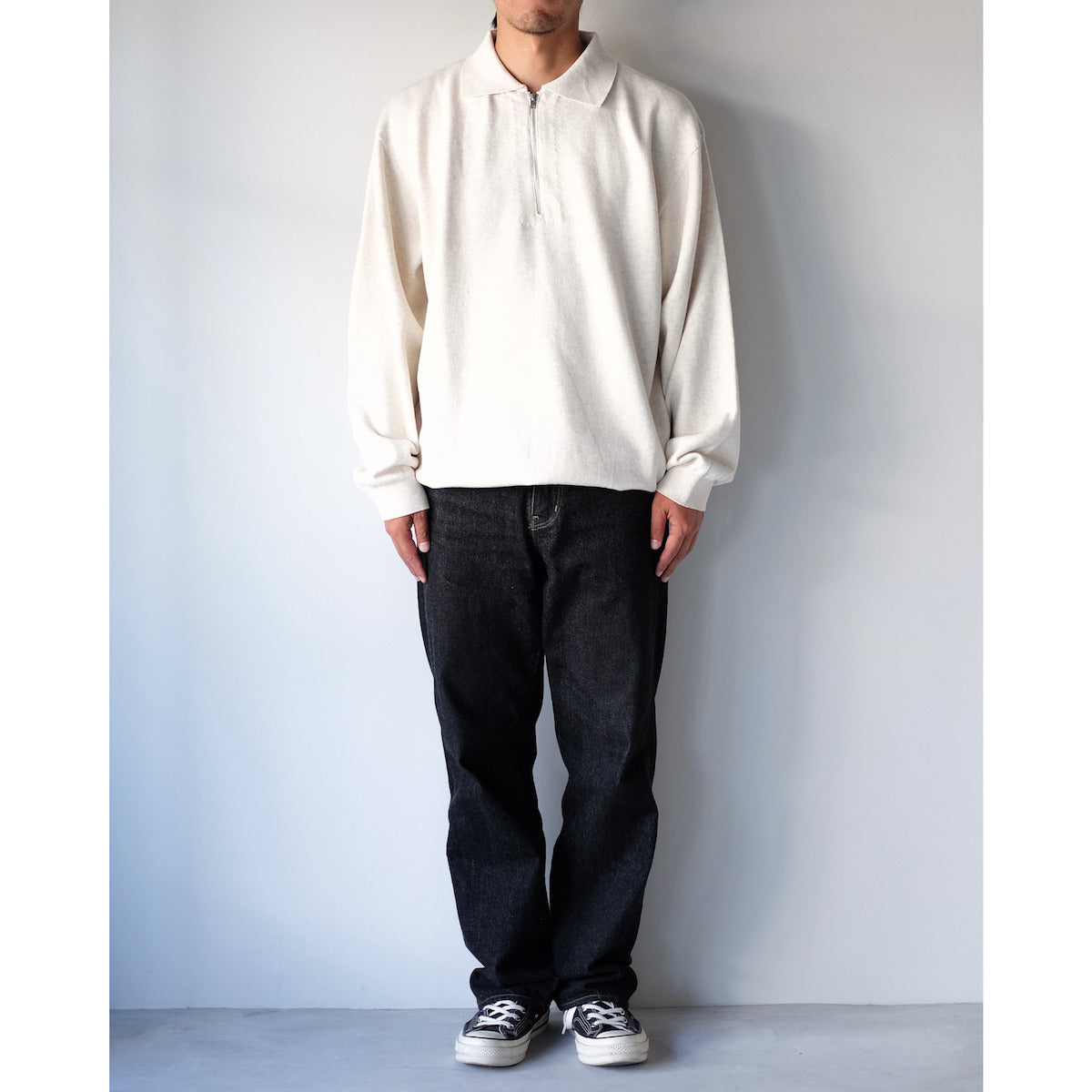 YAECA / PFU Zip Up / NATURAL