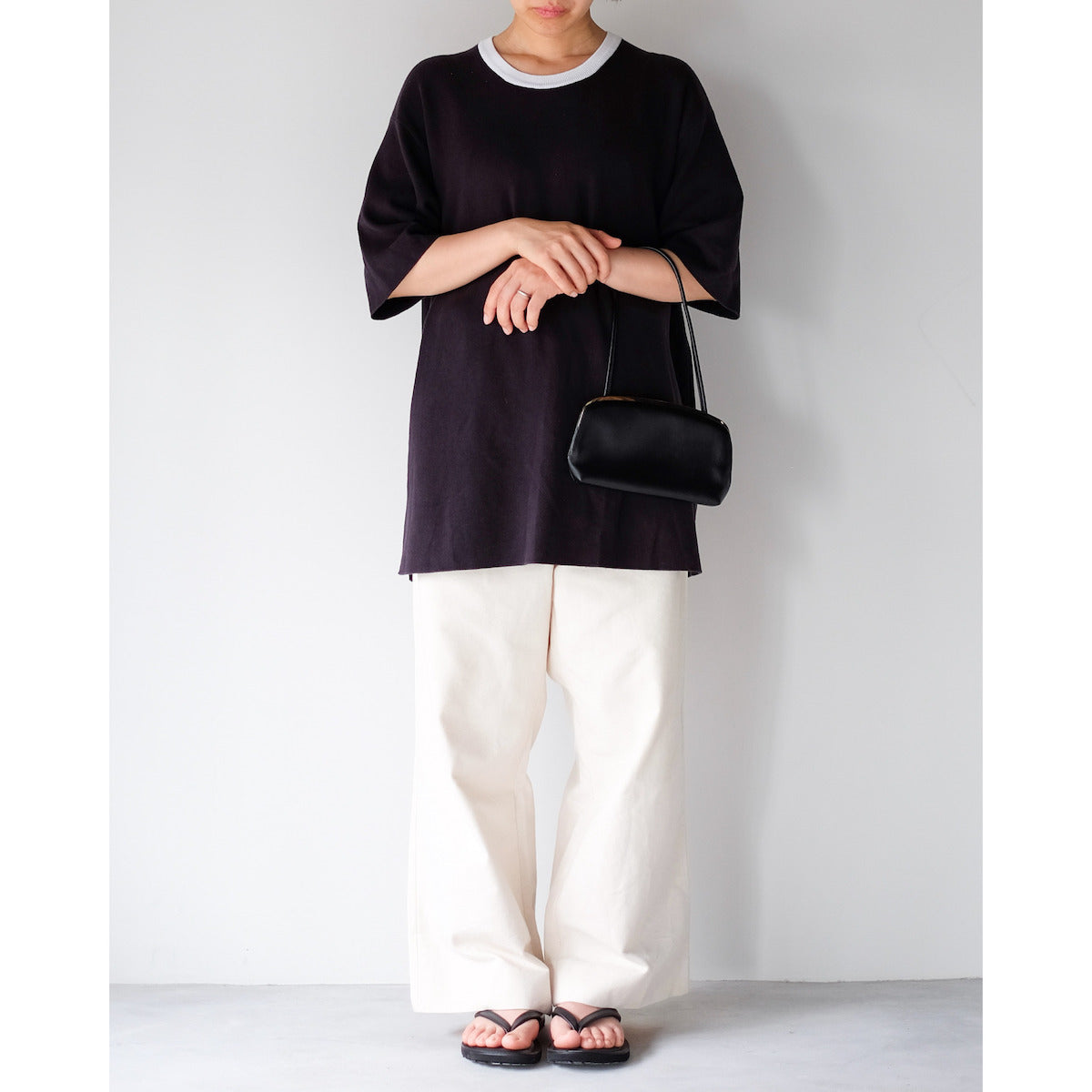 morphee SAC À MAIN / Framed One Shoulder Bag / BLACK（GOLD）