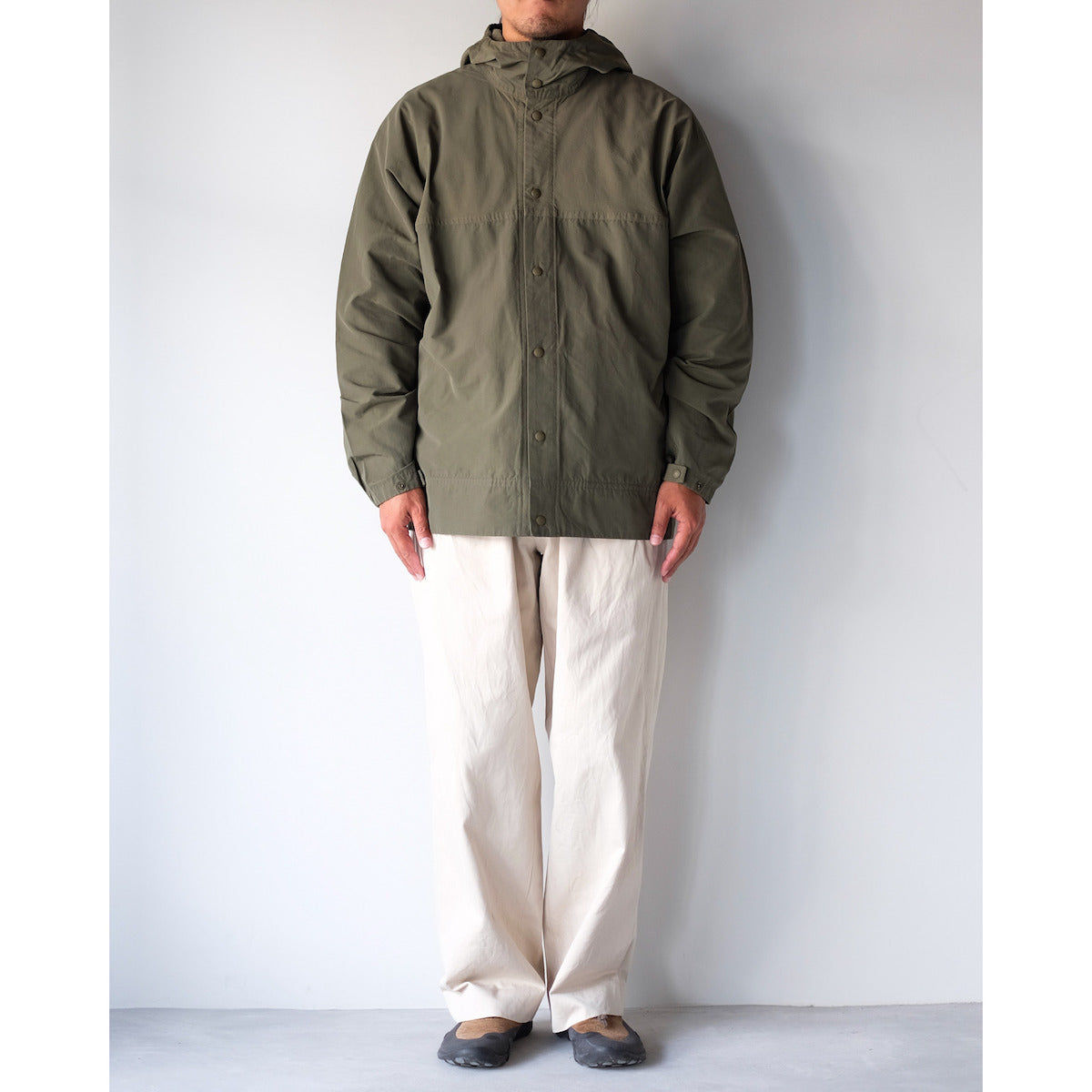 YAECA / Hood Shirt / OLIVE