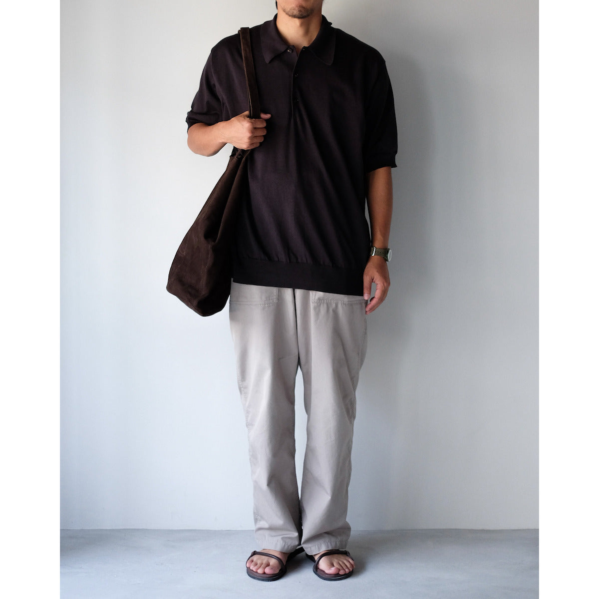 morphee / Big Tote XL / Oiled Suede Dark Choco