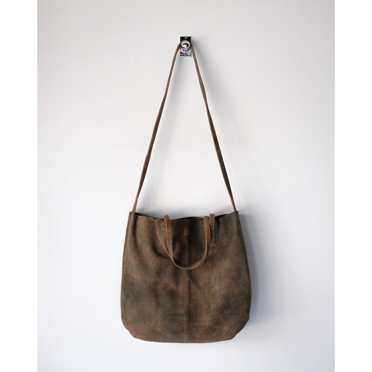 morphee / 3way Medium Tote(L Shoulder) / Antique Suede Rust Brown