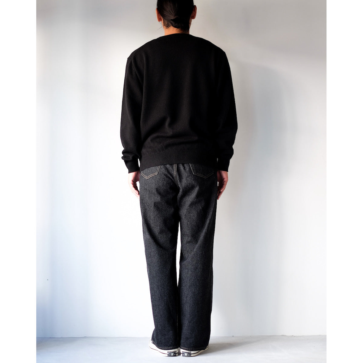 YAECA WOMEN / Wide Denim Pant / BLACK