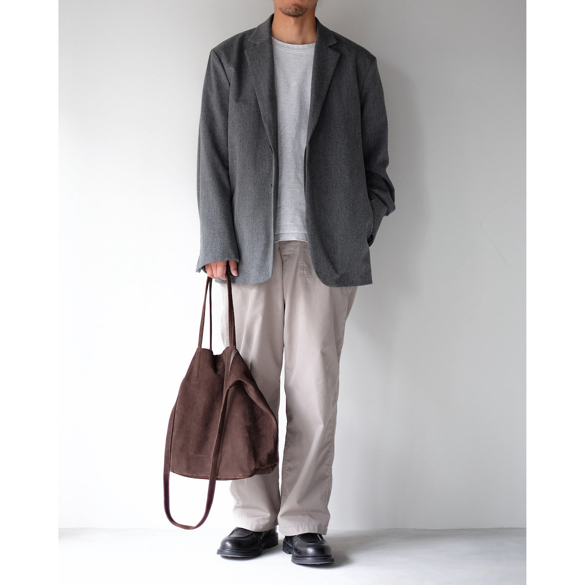 YAECA CONTEMPO / 2way Fly-Front Jacket / Gray