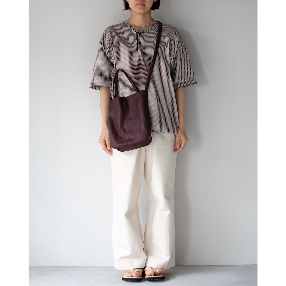 morphee / 2way Small Tote / BURGUNDY