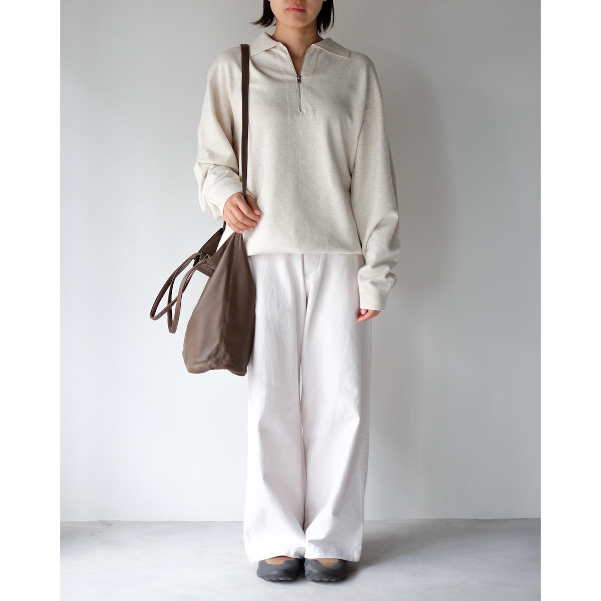 morphee / 3way Medium Tote(L Shoulder) / TAUPE
