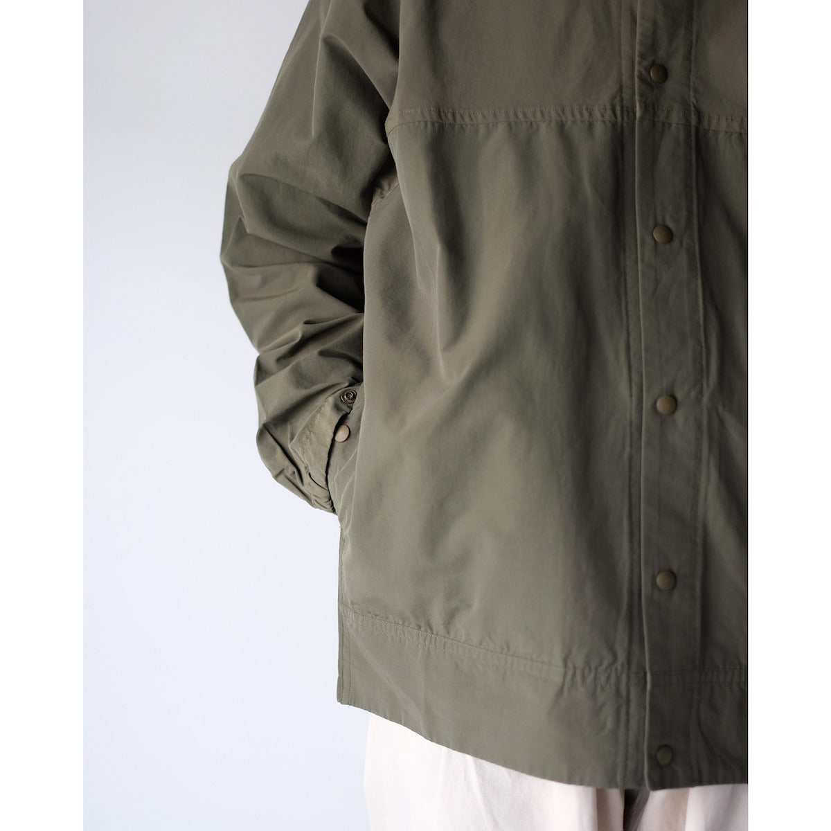 YAECA / Hood Shirt / OLIVE