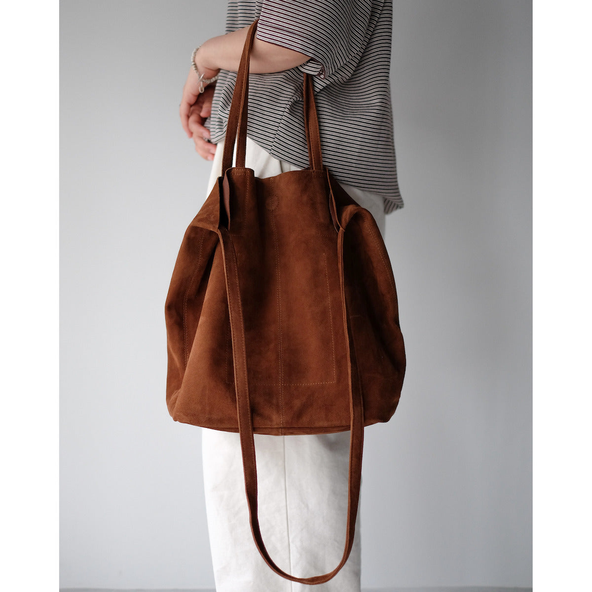 morphee / 3way Medium Tote(L Shoulder) / BROWN
