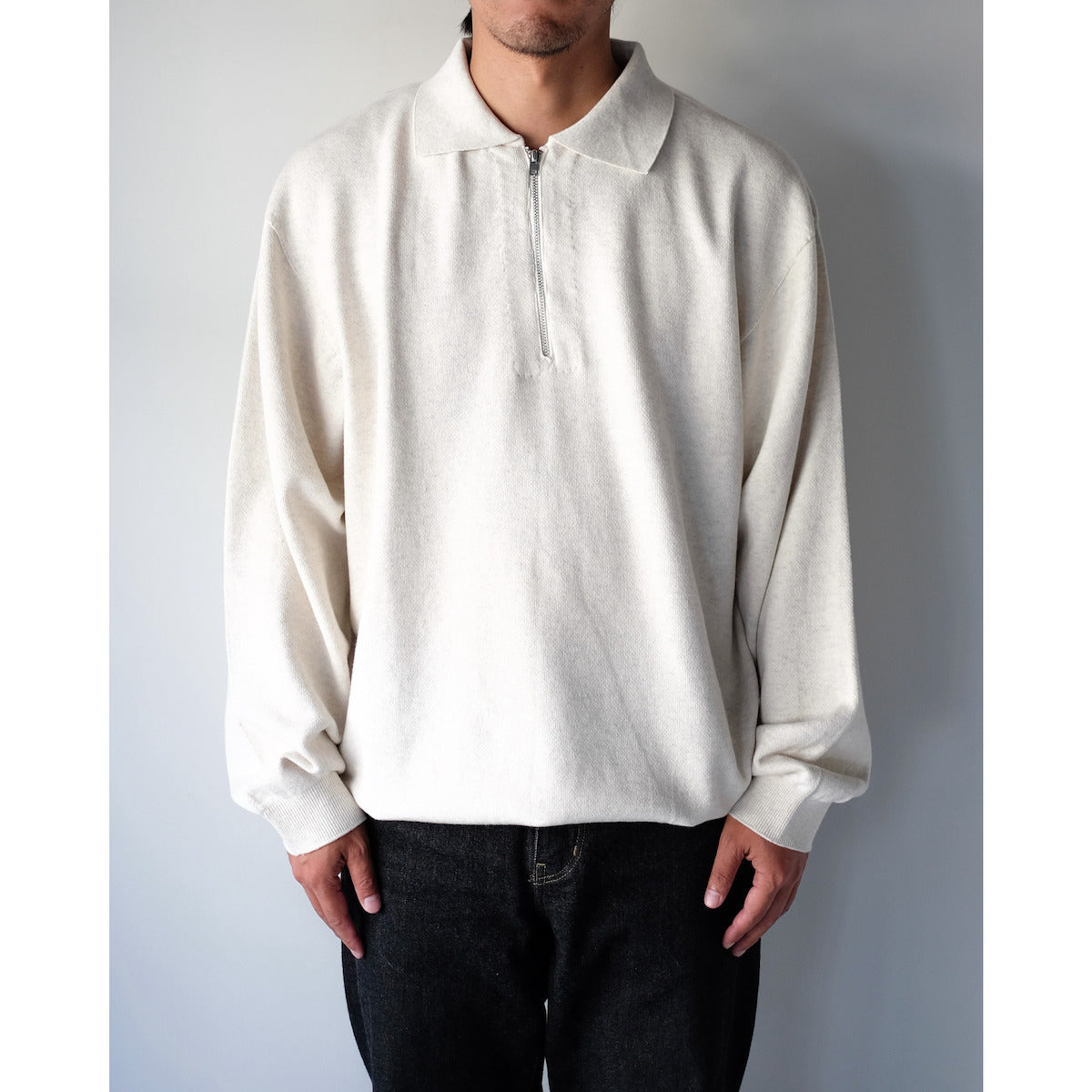YAECA / PFU Zip Up / NATURAL