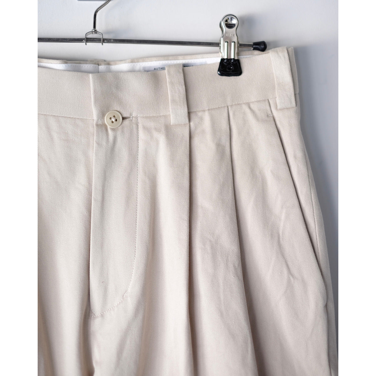 YAECA / 2Tuck Straight Chino / L.BEIGE
