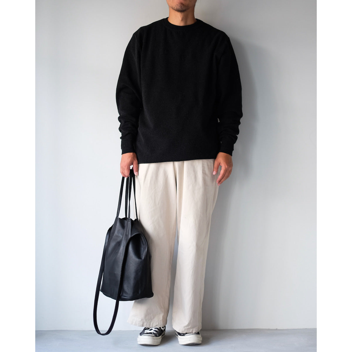morphee / 3way Medium Tote(L Shoulder) / BLACK