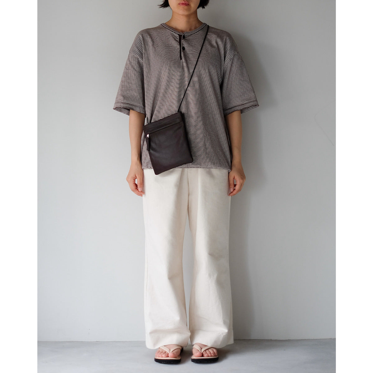 morphee / MINI SHOULDER POUCH / Dark Choco