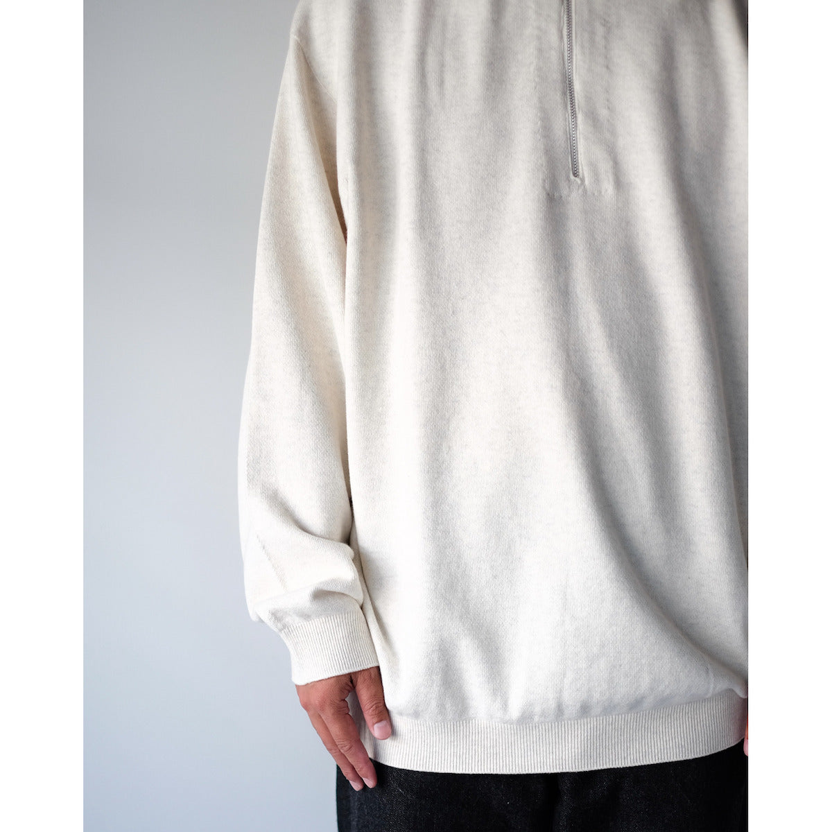 YAECA / PFU Zip Up / NATURAL