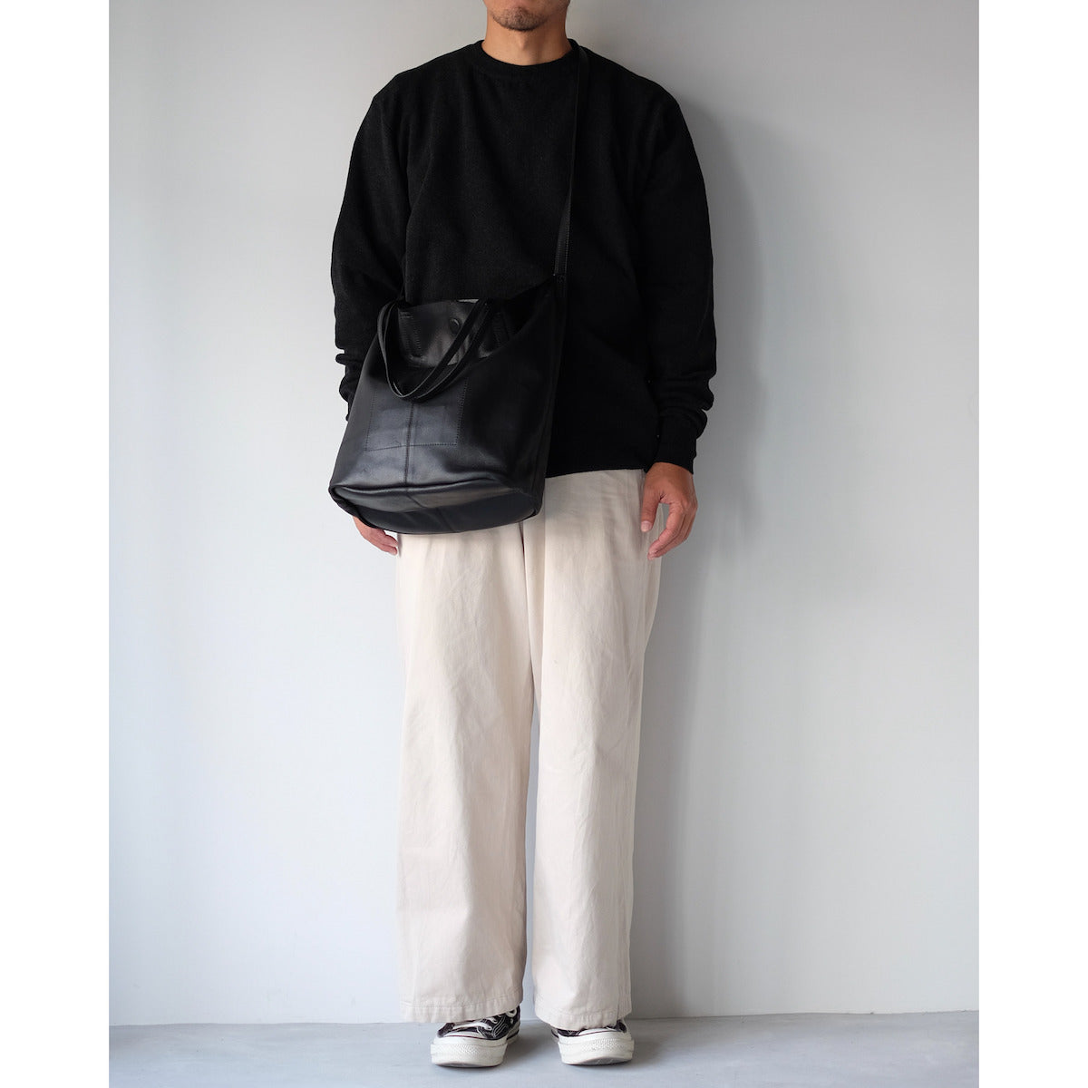 morphee / 3way Medium Tote(L Shoulder) / BLACK