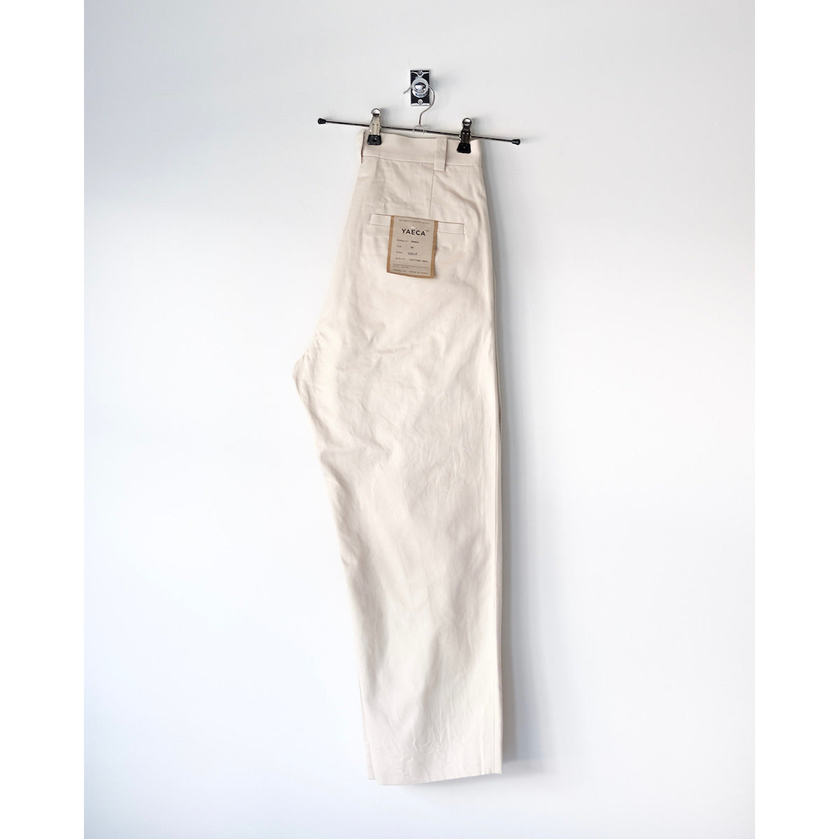 YAECA WOMEN / 2Tuck Tapered Chino / L.BEIGE