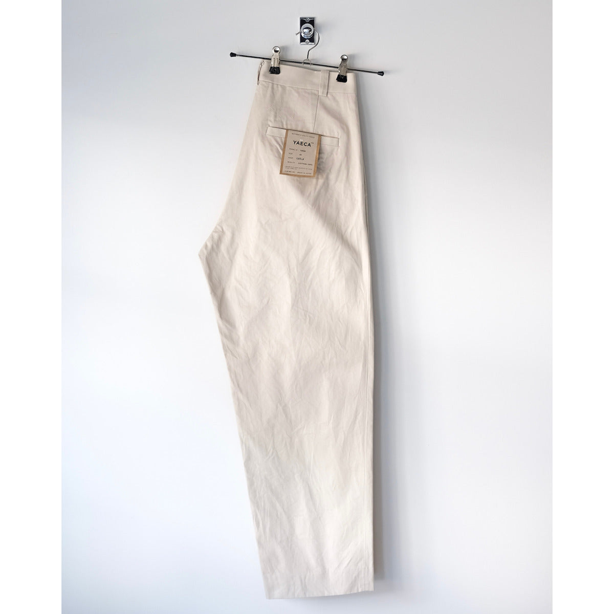 YAECA / 2Tuck Straight Chino / L.BEIGE