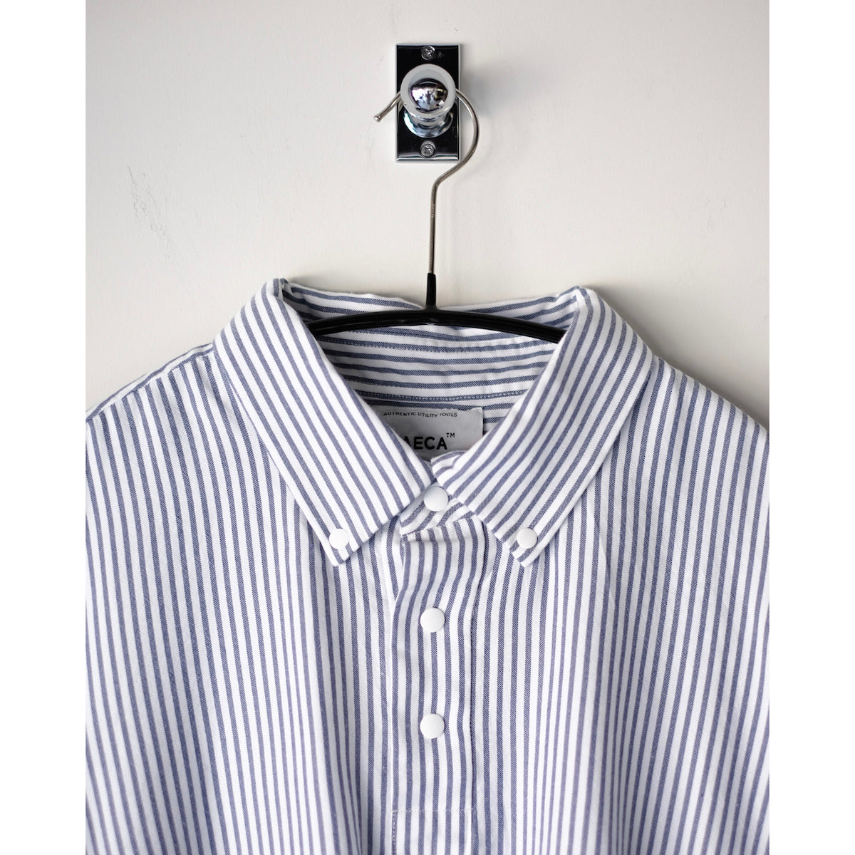YAECA / Standard PO Comfort Shirt / BLUE-ST