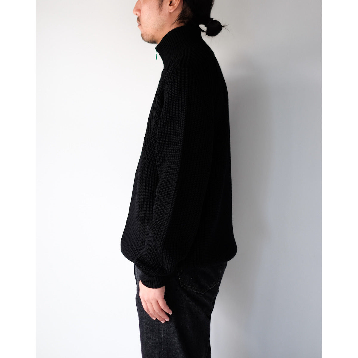 BATONER / Signature Drivers Knit / BLACK