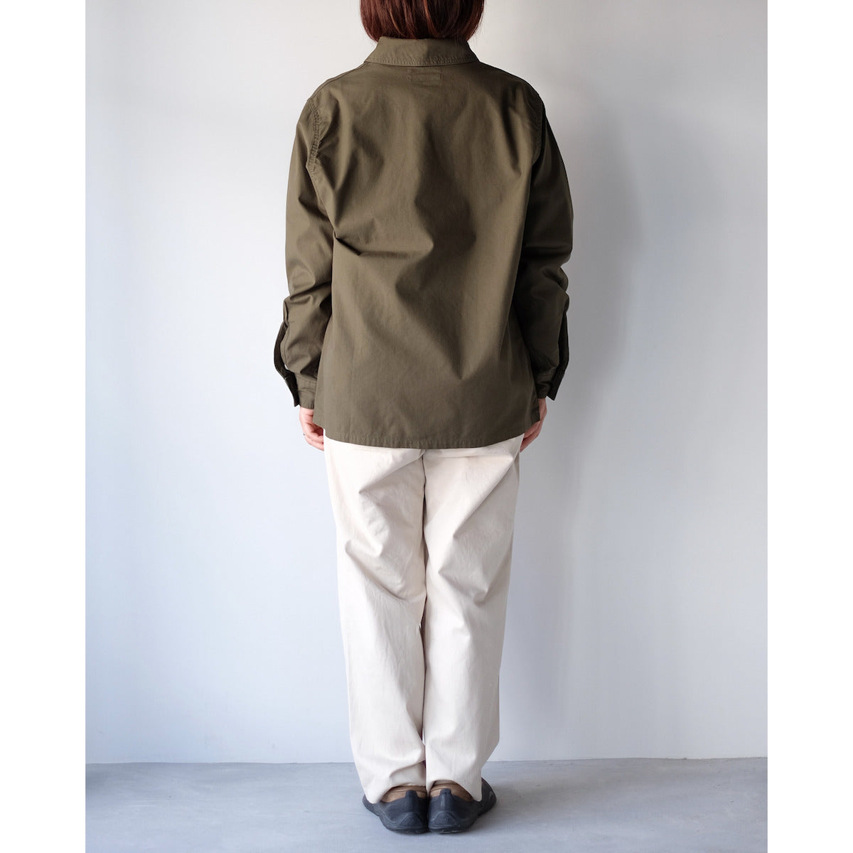 YAECA WOMEN / Baker Shirt / OLIVE