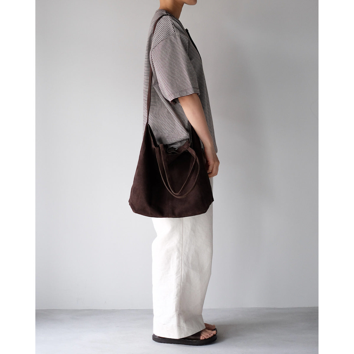 morphee / 3way Medium Tote / Dark Choco