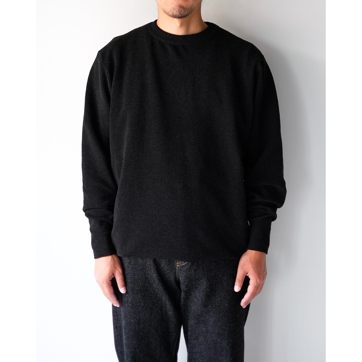 YAECA / 2way Knit Pullover / D.CHARCOAL