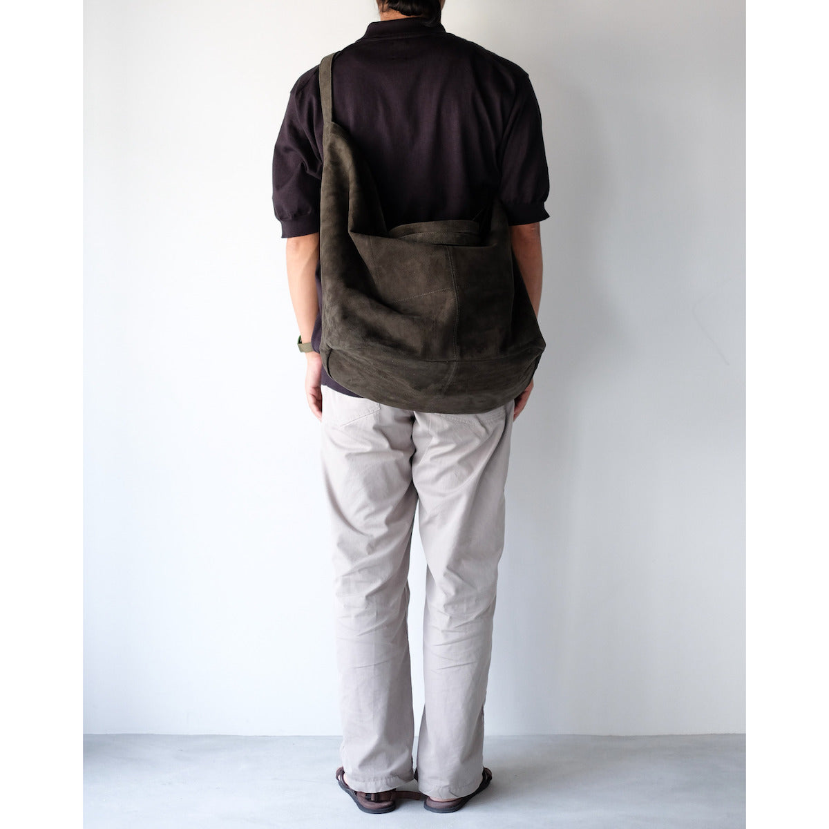 morphee / Messenger / Oiled Suede Moss Green