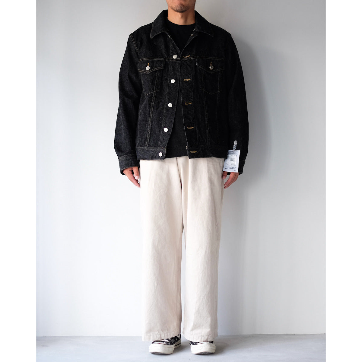 YAECA / Denim Jacket / BLACK
