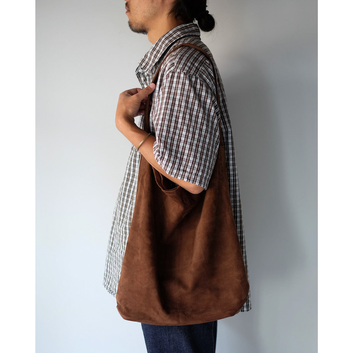 morphee / Cylinder L / Oiled Suede Coffee Brown